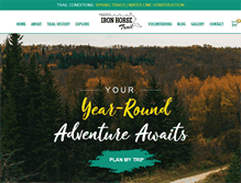 Tablet Screenshot of ironhorsetrail.ca